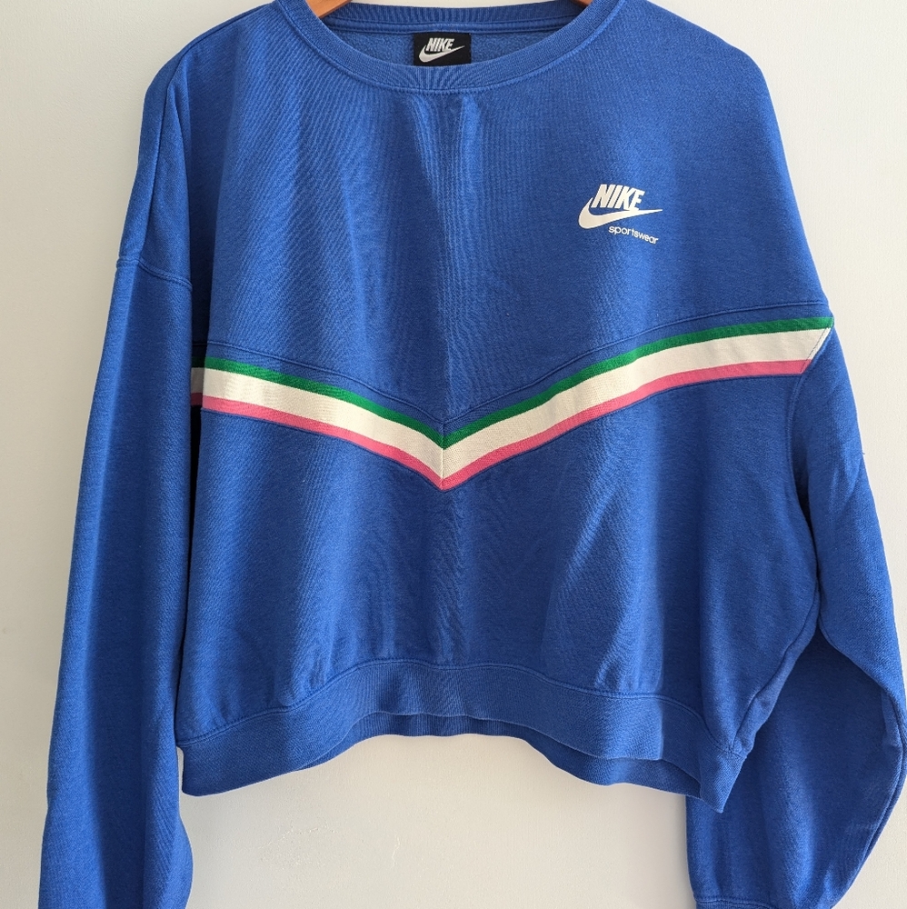 Nike cropped sweater